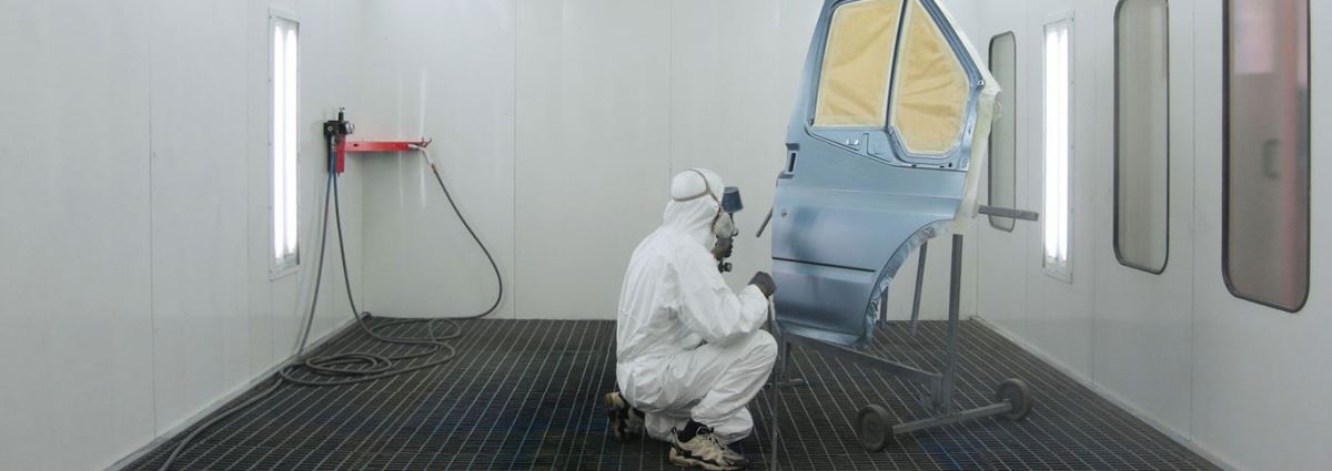 Body Shop - Painting a door